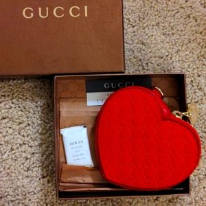 Limited edition Valentine's Day Gucci heart purse